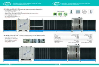 China línea Baja-e automática de la doble vidriera de 2500x3000m m/máquina de cristal aislador proveedor