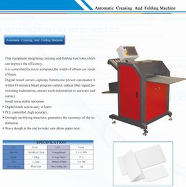 China Equipo que arruga y plegable de la foto del Hardcover de la máquina de papel del fabricante proveedor