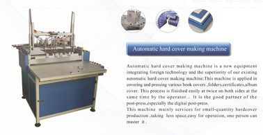 China Libro duro automático de la foto de portada que hace la máquina con el pegado de la máquina proveedor