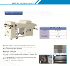 China Las texturas multi de los rodillos cubren difícilmente el álbum que hace máquina la máquina ULTRAVIOLETA de la laminación proveedor