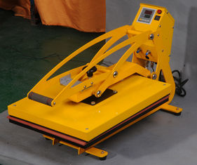 China Velocidad/funcionamiento magnéticos de la máquina de la prensa del calor del cajón amarillo del color proveedor