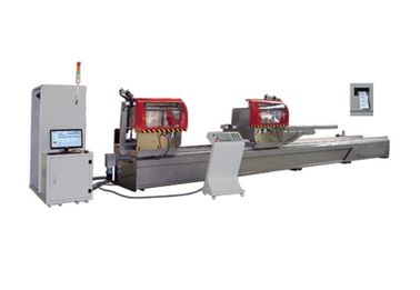 Porcelana Cortadora de aluminio del CNC de la cabeza doble, máquinas de aluminio de la fabricación de Windows de las puertas del Pvc proveedor