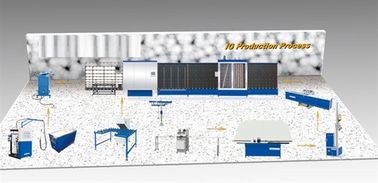 China La cadena de producción de cristal aislador doble garantía de 1 año, apresura los 50m/minuto proveedor