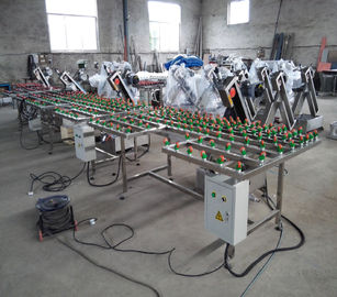Edger de cristal de producción del acero inoxidable del equipo de la correa de cristal del doble para el vidrio aislador proveedor