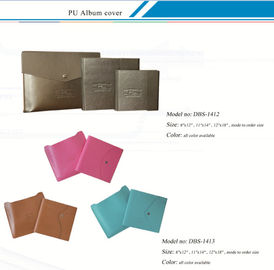 Cubiertas del álbum de la PU/cubierta del álbum del cuero, cubierta de cuero modificada para requisitos particulares del álbum con las cubiertas del álbum de la maleta/PU proveedor