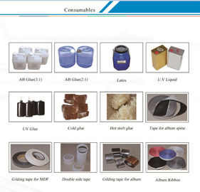 Materiales consumibles para la fabricación del álbum proveedor