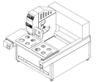 Perforadora de cristal de la estufa de poco ruido, perforadora del agujero del CNC completamente automática proveedor