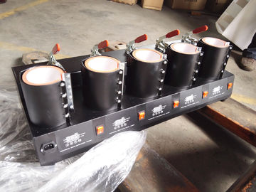 Máquina de transferencia de calor de la sublimación de la alta precisión para 5 en 1 taza combinada proveedor