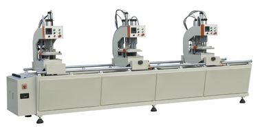 La talla 3 del doble de la maquinaria de la ventana de UPVC/del PVC dirige con el sistema de controles del PLC proveedor