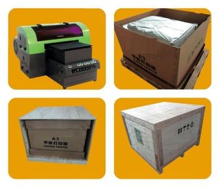 Impresora plana ULTRAVIOLETA de EPSON DX5 CMYK/de CMYKW LED con la resolución máxima 2880*1440dpi de la impresión proveedor