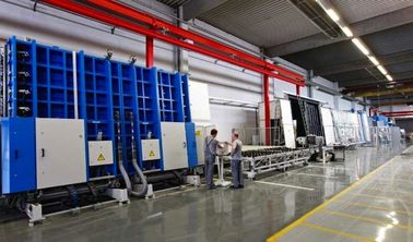 La cadena de producción de cristal aislador doble garantía de 1 año, apresura los 50m/minuto proveedor