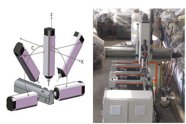 Gama auto de la manera del router 7000m m X del CNC del perfil de la pared de cortina de la maquinaria de la ventana de aluminio proveedor