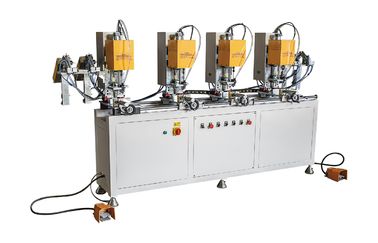 Máquina plástica automática 1KW de la sujeción mediante tornillos de la ventana del perfil de la soldadora de Upvc proveedor